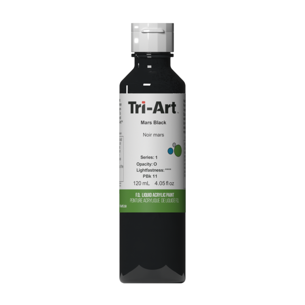 Tri-Art Liquid Acrylic Paint : Mars Black
