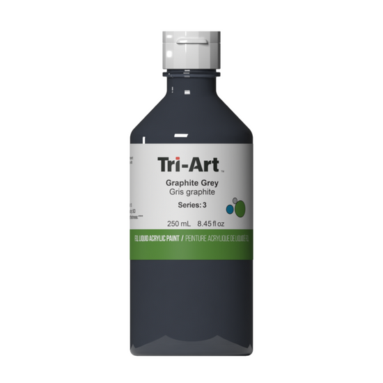 Tri-Art Liquid Acrylic Paint : Graphite Grey