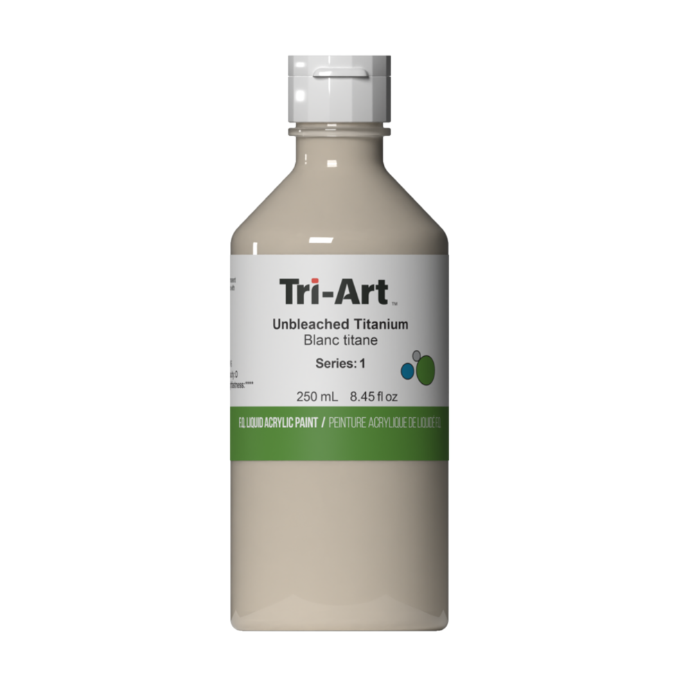 Tri-Art Liquid Acrylic Paint : Unbleached Titanium